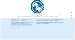 Desktop Screenshot of bristolyogastudio.com